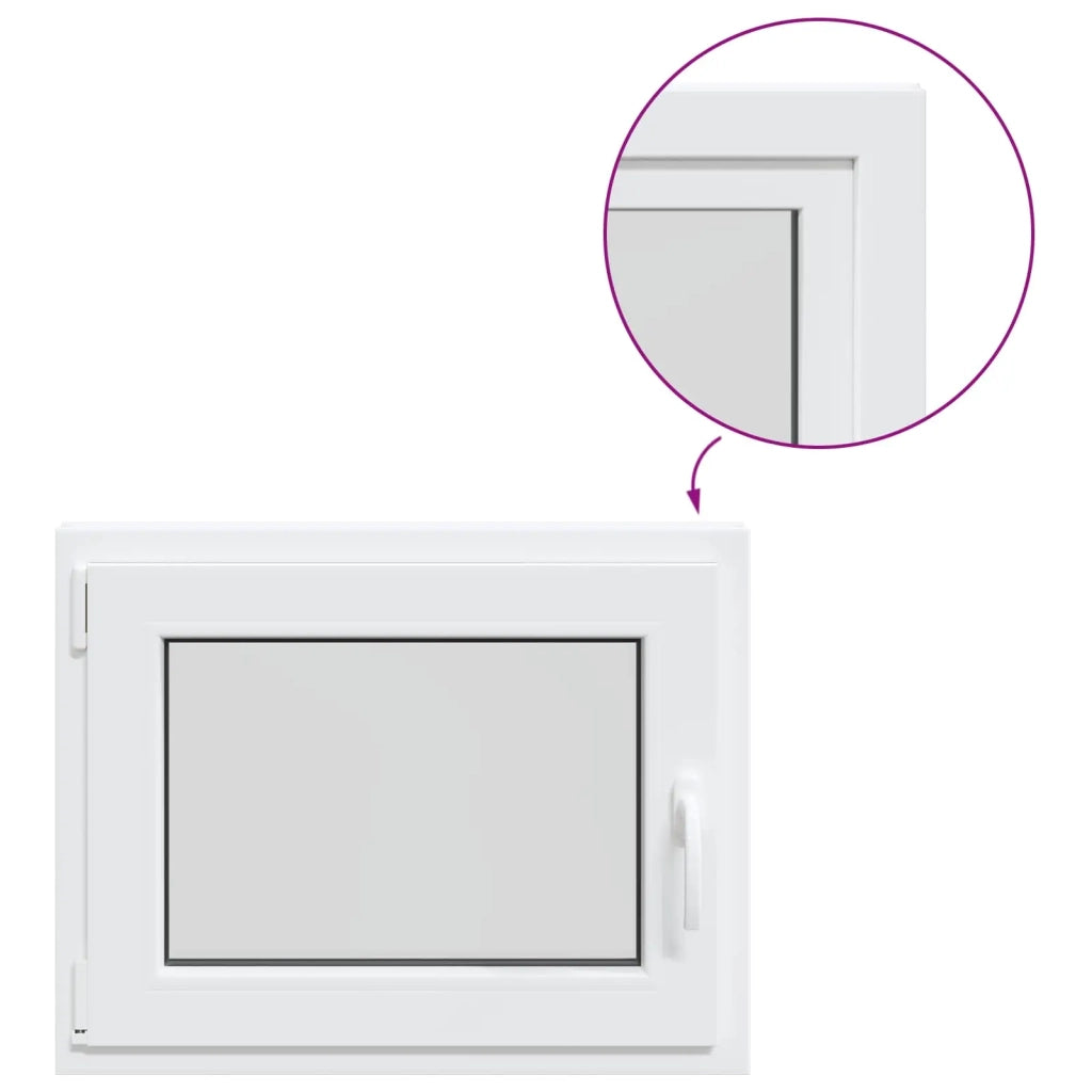 Finestra per Soffitta RISOR 50 x 55 cm PVC e Vetro 42047845