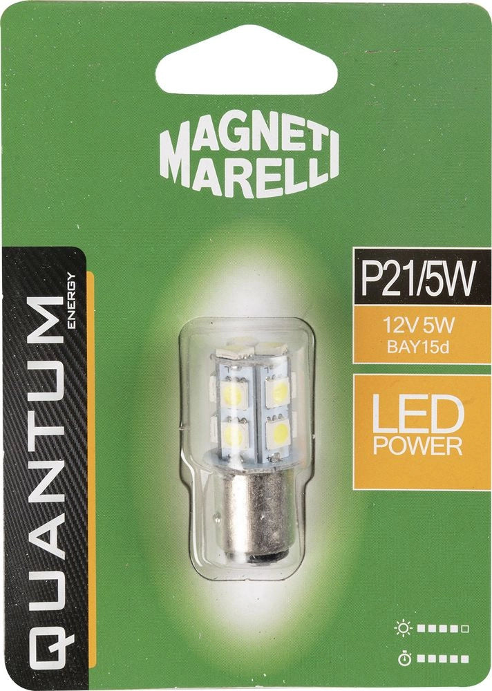 Magneti Marelli P21/5W lampadina singola auto LED SMD 12V/5W attacco BAY15d
