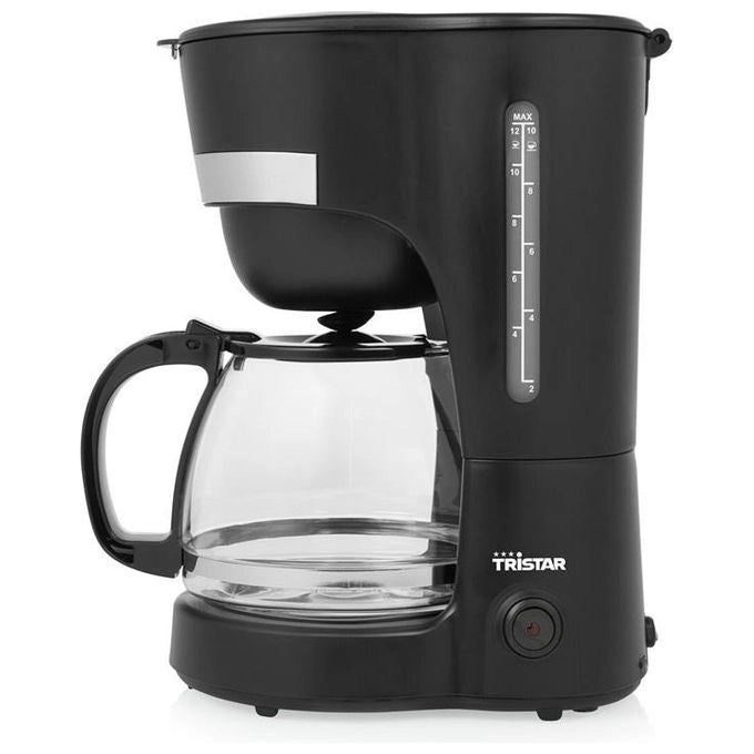 Tristar CM-1282 Macchina da caffe' a filtro 1.25 L 750 W antigoccia mantenimento caldo filtro permanente colore Nero