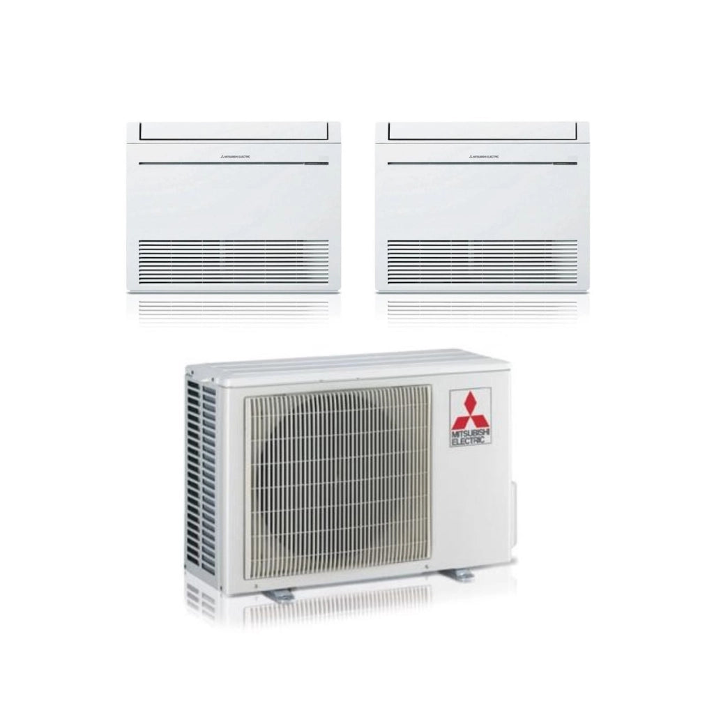 Condizionatore Dual Split a Pavimento Mitsubishi Electric 9+12 con MXZ-3F68VF R-32 Wi-Fi Optional