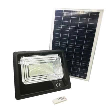 PROIETTORE A LED CON PANNELLO SOLARE 25W - 6000K 25W (EQ. 12W) - 6000K