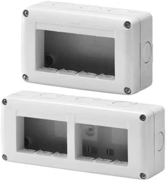 CONTENITORE DA PARETE PER APPARECCHI IP40 'SYSTEM' 2 Posti - GEWISS