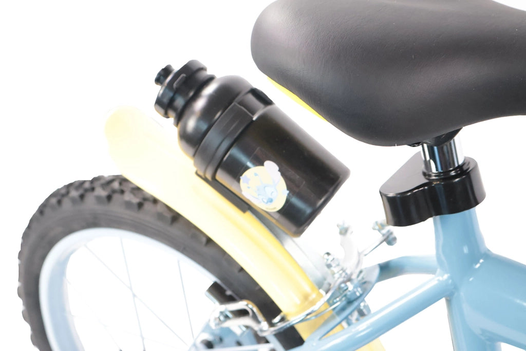 Bicicletta per Bambini 16" Disney Stitch Freni Caliper e Stabilizzatori in Acciaio Hi-Ten Azzurro