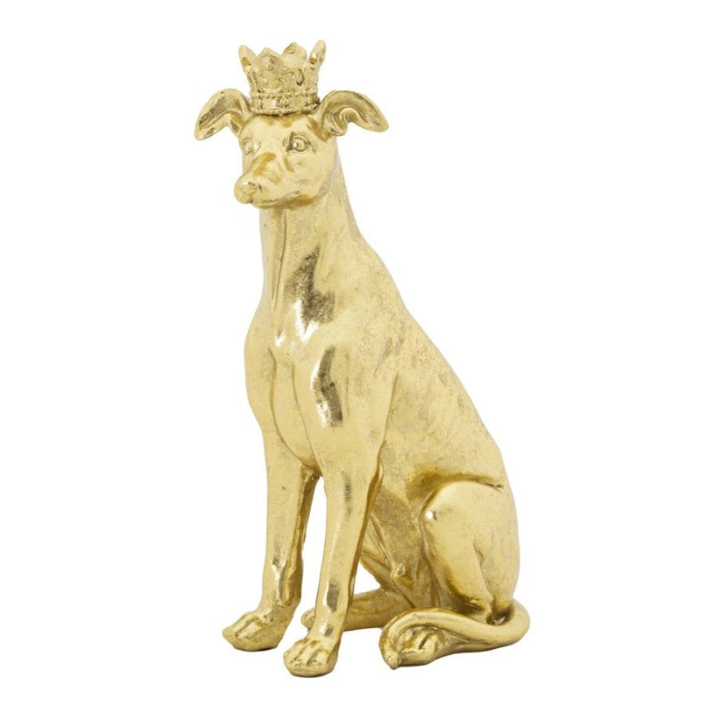 Cane Con Corona Oro cm 20x12,5x33