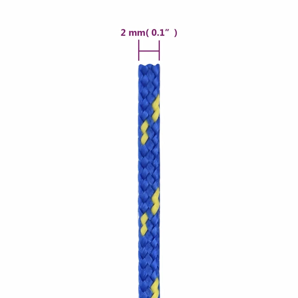 Corda | Fune per barca Blu 2 mm 50 m in Polipropilene