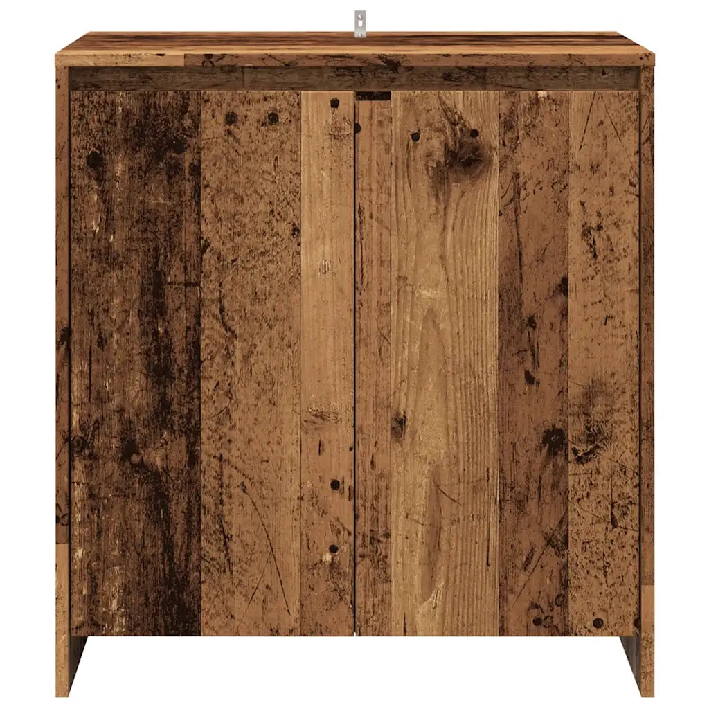 Credenza 2 pz-Set di 2 Buffet-Armadio da cucina Legno Antico in Legno Multistrato