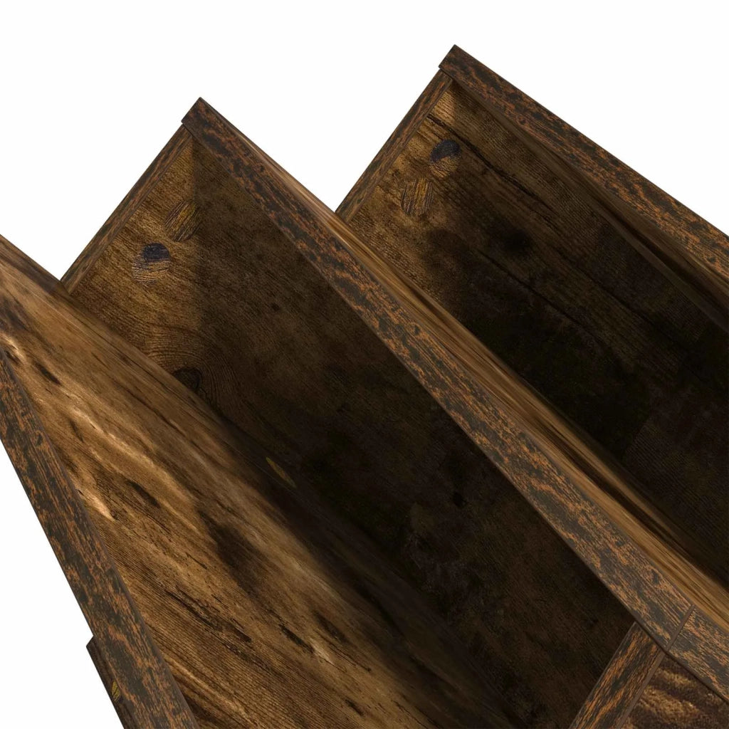 Scaffale per riviste Rovere fum¨¦ 53 x 40 x 28,5 cm CFW5617298