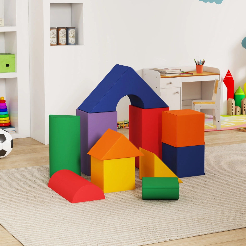 Tappeto gioco motricita' bebe' 11 pezzi ¨C zephmum ¨C multicolore