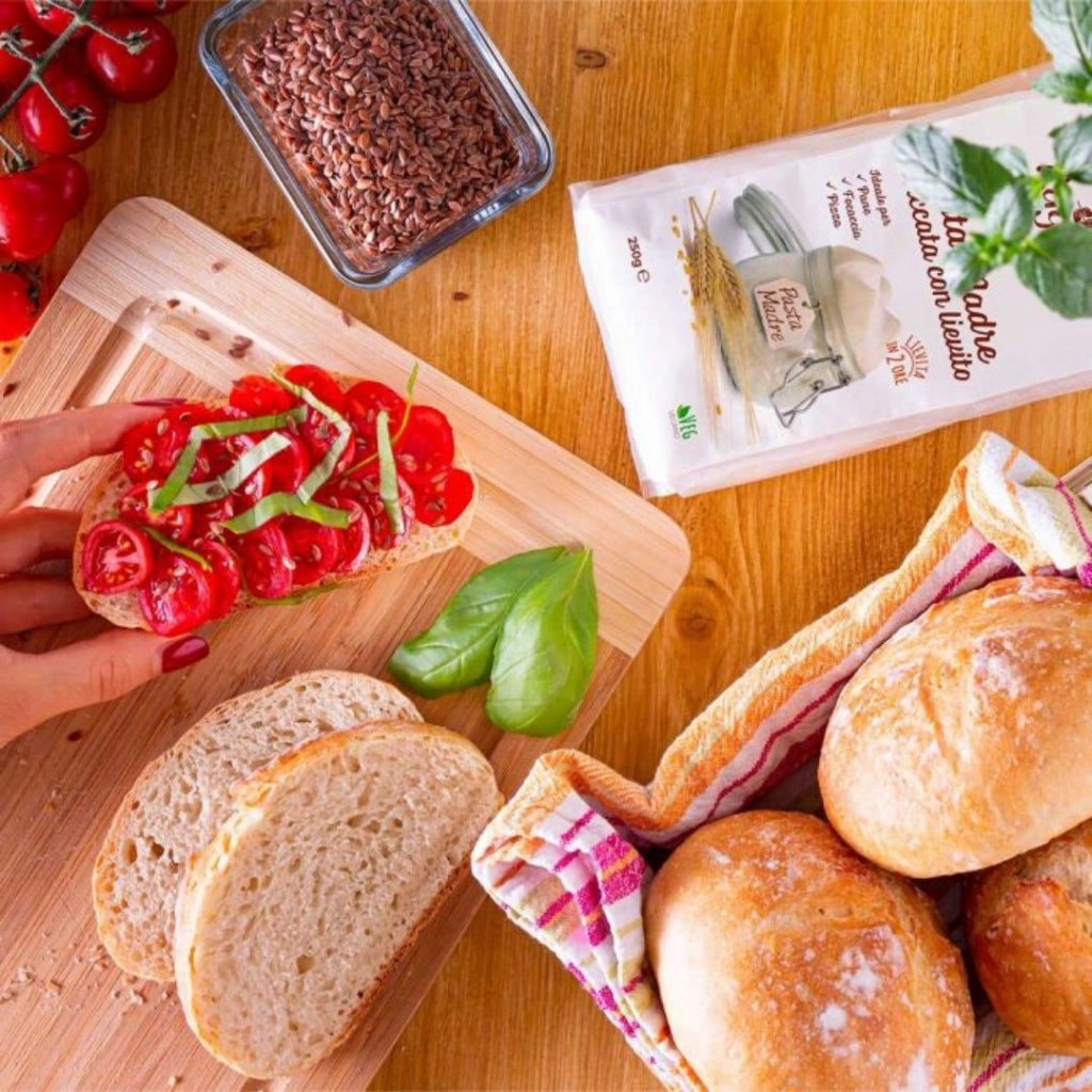 Ruggeri pasta madre essiccata con lievito 4 buste da grammi 250 ognuno