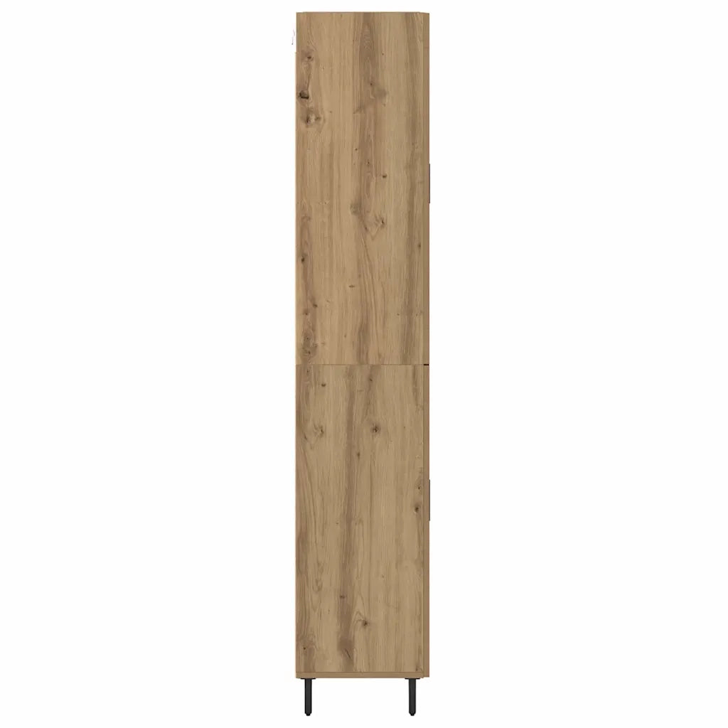 Credenza-Buffet-Armadio da cucina Legno vecchio 69,5 x 34 x 180 cm 232719