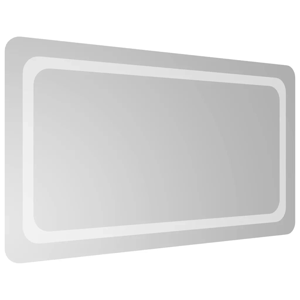 Specchio da Bagno con Luci LED 90x50 cm 151789