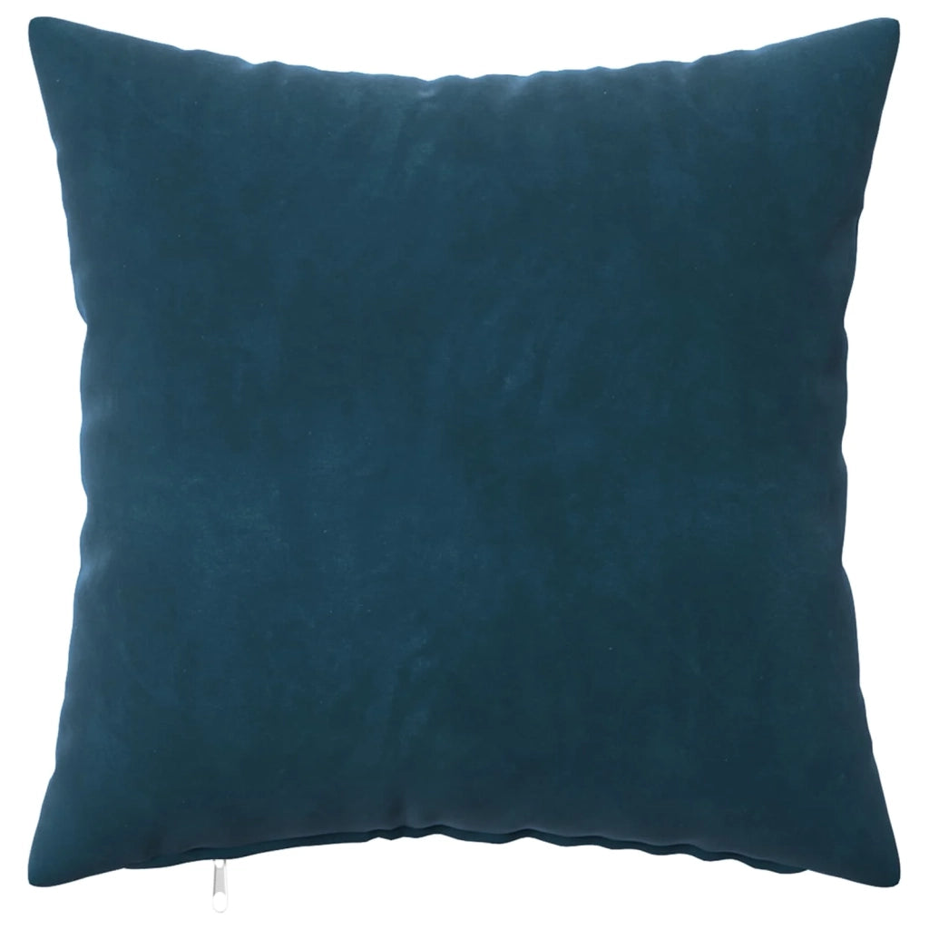 Federa 6 pcs HEERLEN Blu 50 x 50 cm Velluto 910784