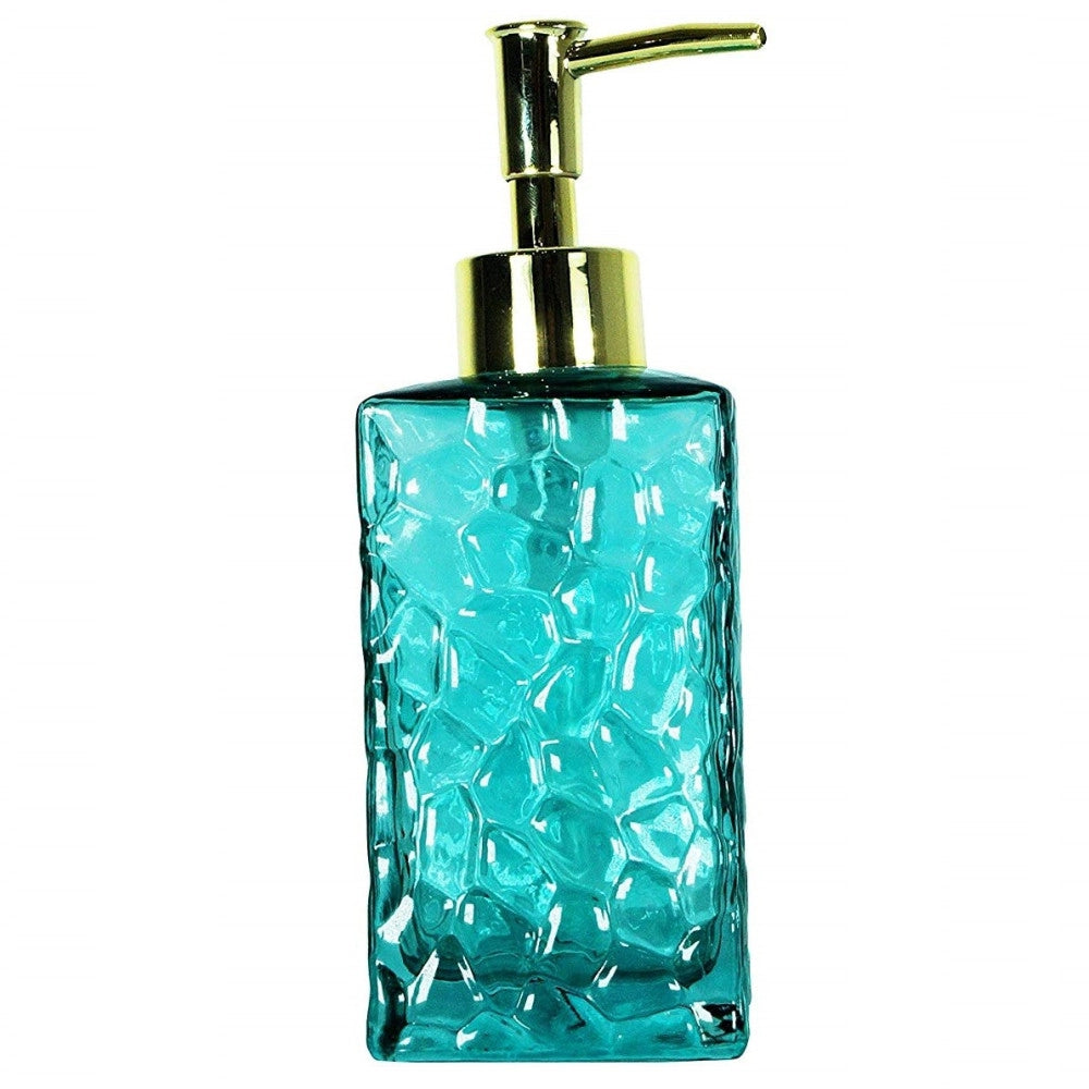 Trade Shop - Portasapone Porta Sapone Rettangolare Cristallo Verde Acqua  10359 Sapone -