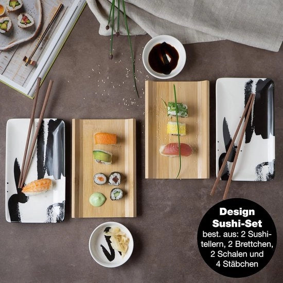 Set di Sushi in Melamina di Alta Qualità