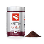 Illy caffe' macinato espresso tostato intenso 100% arabica macinato barattolo da 250 grammi