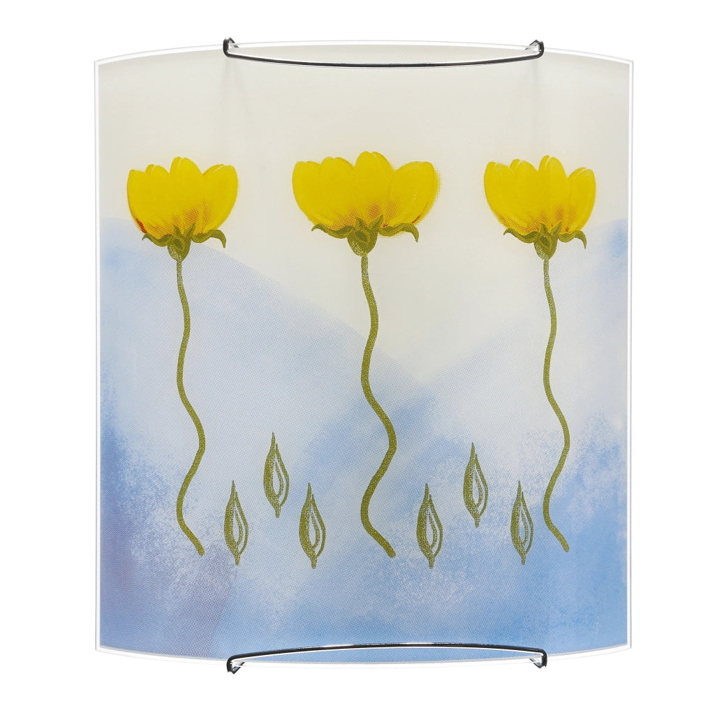 Applique Anemon 1 luce E27 vetro multicolore Candellux