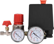 Compressore di aria Regolatore di pressione con valvola di controllo - Piccola G1/8 Compressore di aria con regolatore di pressione con indicatori - Regolatore di pressione per compressori