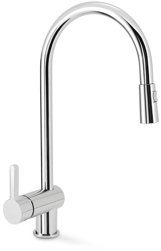 Rubinetto Cucina Miscelatore Monocomando Doccetta Estraibile Apell AP7091CR Cromato