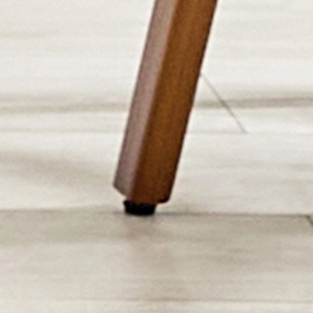 Set di 2 sgabelli da bar con schienale floreale; poggiapiedi in metallo; legno curvato e similpelle bianca