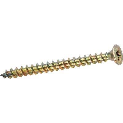 VITE TRUCIOLARE TSP ZINCATA GIALLA AMBROVIT - CAVA PZ FILETTO INTERO MM 4,5X30 CF=PZ 500- 1 confezioni
