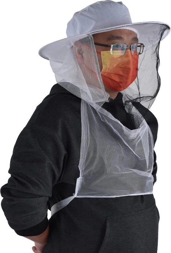 Cappelli di Protezione per Apicoltori - Tela Respirante - Antinettura - 2 Pack .