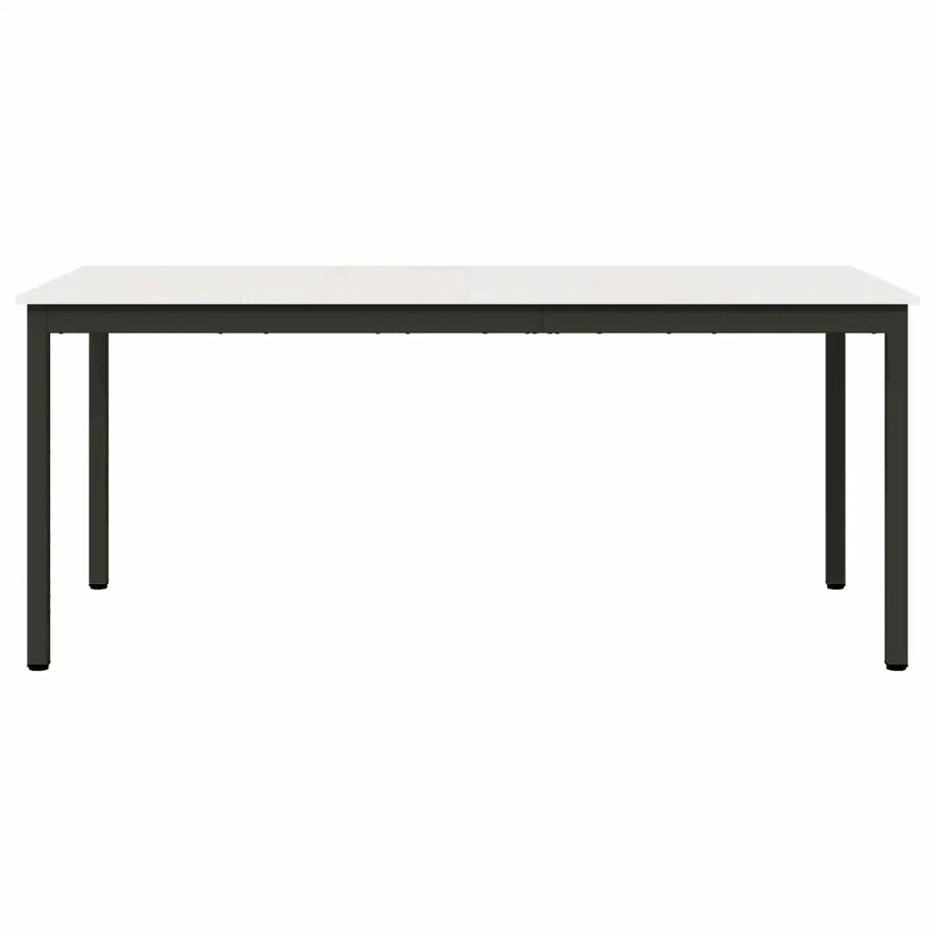 Tavolo da pranzo Bianco 180 x 90 x 75 cm Pino massello 892794