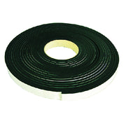 GUARNIZIONE IN GOMMA ADESIVA 'MUSS' NERO - mm 15 x 10 - mt. 5  - GEKO
