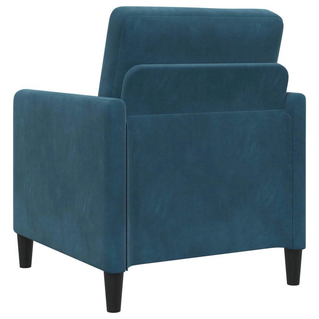 Divano con Storage Blu 72 x 78 x 87 cm Poliestere 42036886