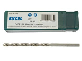 PUNTE HSS RETTIFICATE PROLUNGATE- - ø mm.3x100 - 10 pezzi EXCEL