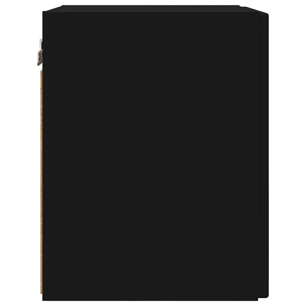 Mobile TV da parete Nero 30 x 31 x 40 cm Legno multistrato 892251