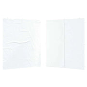 Parete per tenda da festa 2 pz Bianco 200 x 195 cm CFW9469549