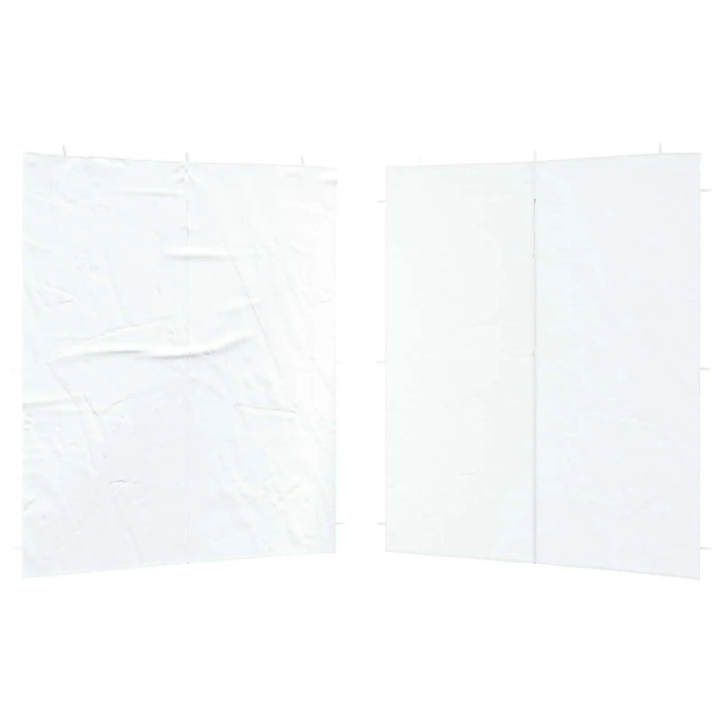Parete per tenda da festa 2 pz Bianco 200 x 195 cm CFW9469549