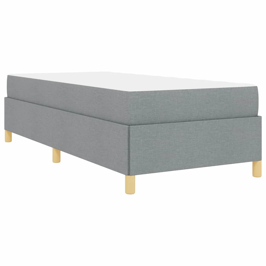 Struttura del letto Grigio chiaro 100 x 200 cm Tessuto 3398913