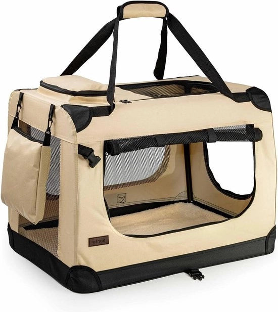 Bancopassaggio per Cani Bancopassaggio per Cani Portatile - 15 kg - Materiale Duraturo - Copertura per Manubrio - Copertura per Manubrio - Color Beige