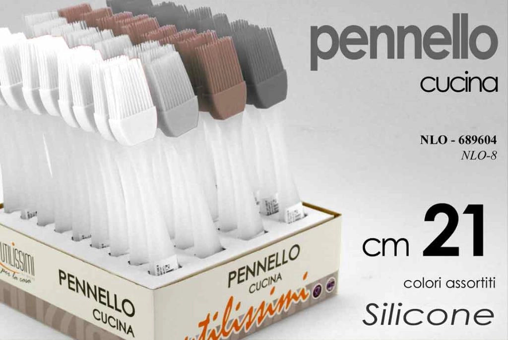 Pennello cucina setole silicone 22 cm