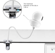 Oggetto di supporto per babyfono flessibile - Impermeabile e solido - 1 pezzo - Alluminio e ABS