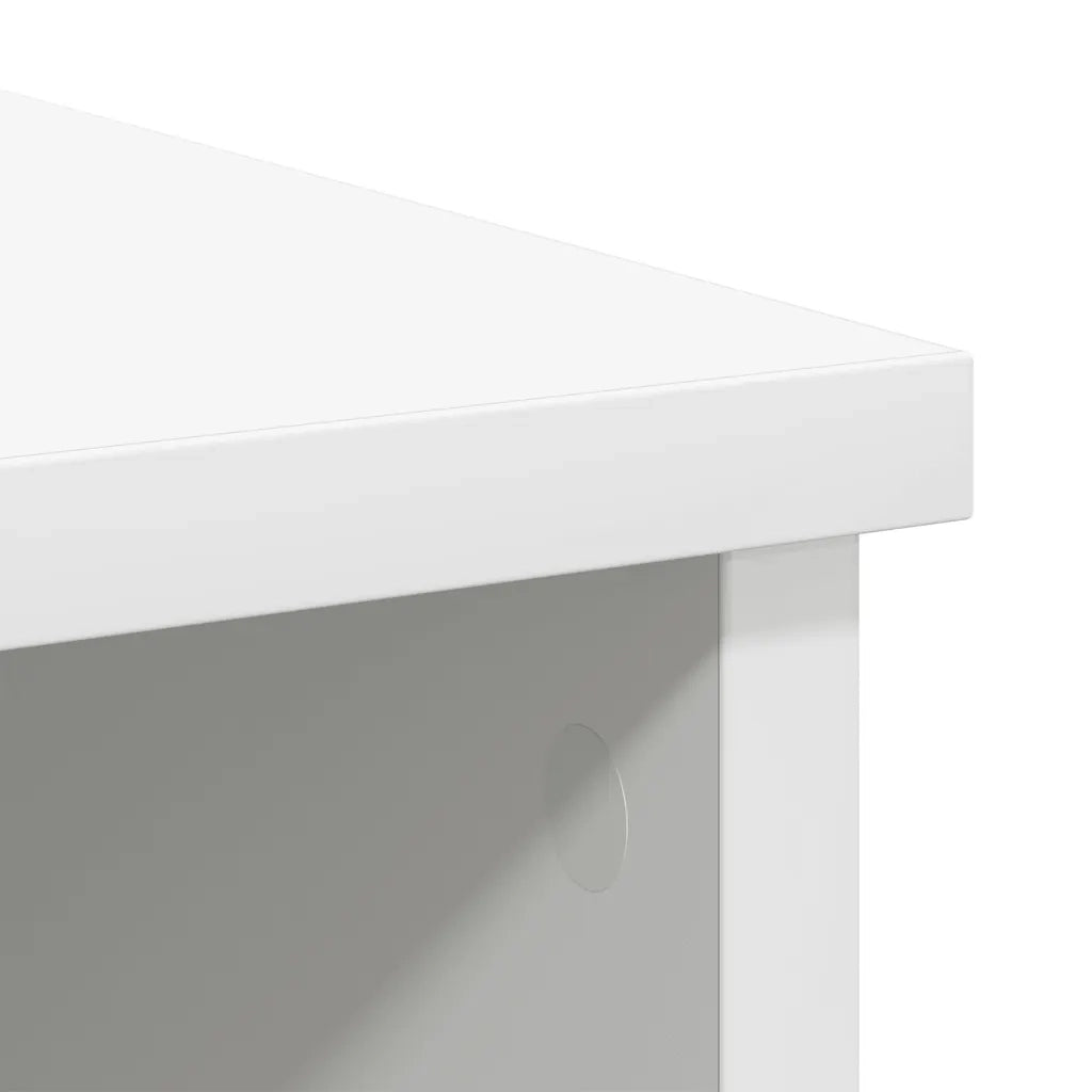 Credenza | Madia | Buffet da pranzo | Armadio da pranzo con Cassetto Bianco 101x35x76 cm in Legno Multistrato