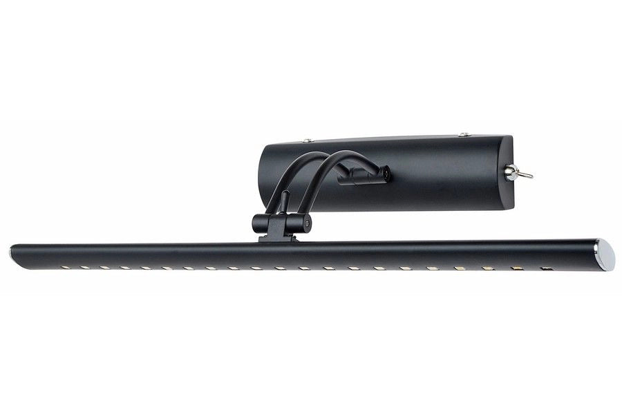 Applique moderna nera 40cm regolabile LED 4W Reality