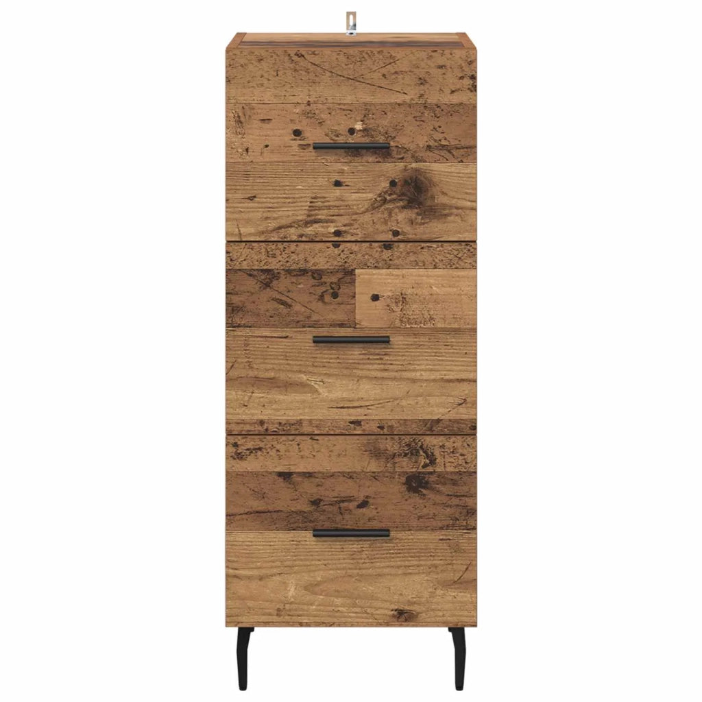 Credenza Legno vecchio 34 x 34,5 x 90 cm Legno multistrato 881576