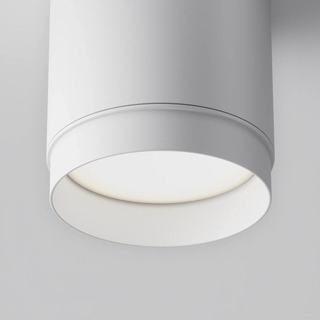 Maytoni Lampada da soffitto moderna Polar 1 luce GX53 dimmerabile bianco alluminio