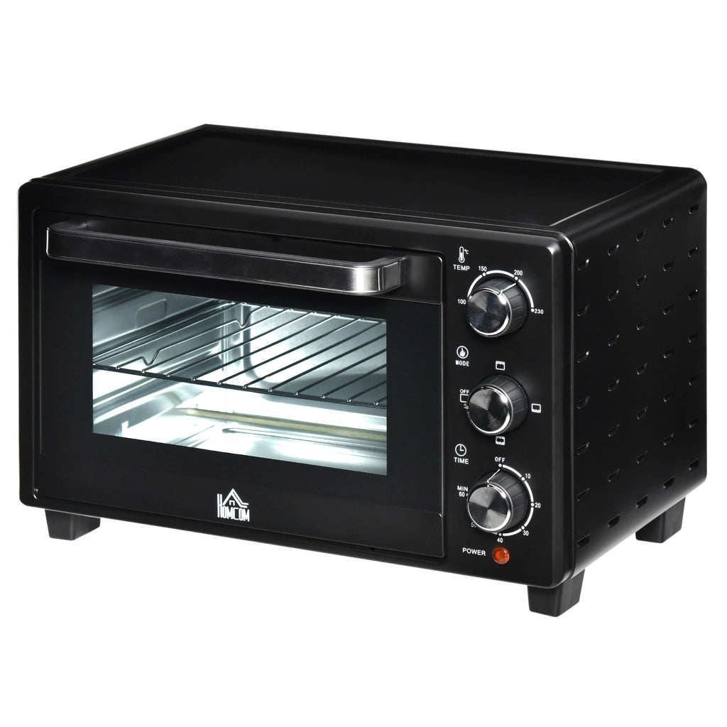 Fornetto da incasso ¨C Minimal ¨C 21 L, acciaio inox, vetro, nero