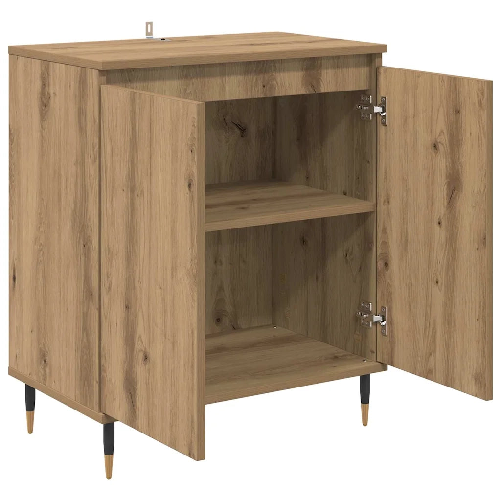 Credenza-Buffet-Armadio da cucina Rovere artigianale 60 x 35 x 70 cm Legno multistrato 513687