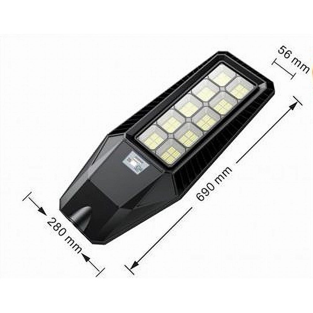 Trade Shop - Lampione Stradale Faro A Led Solare Per Esterno 180w Luce 7000k Sl-606-250-7000k -