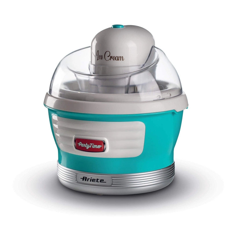 Macchina per fare il gelato 12W, capacità 1,5L, tempo preparazione 30 minuti - Azzurro