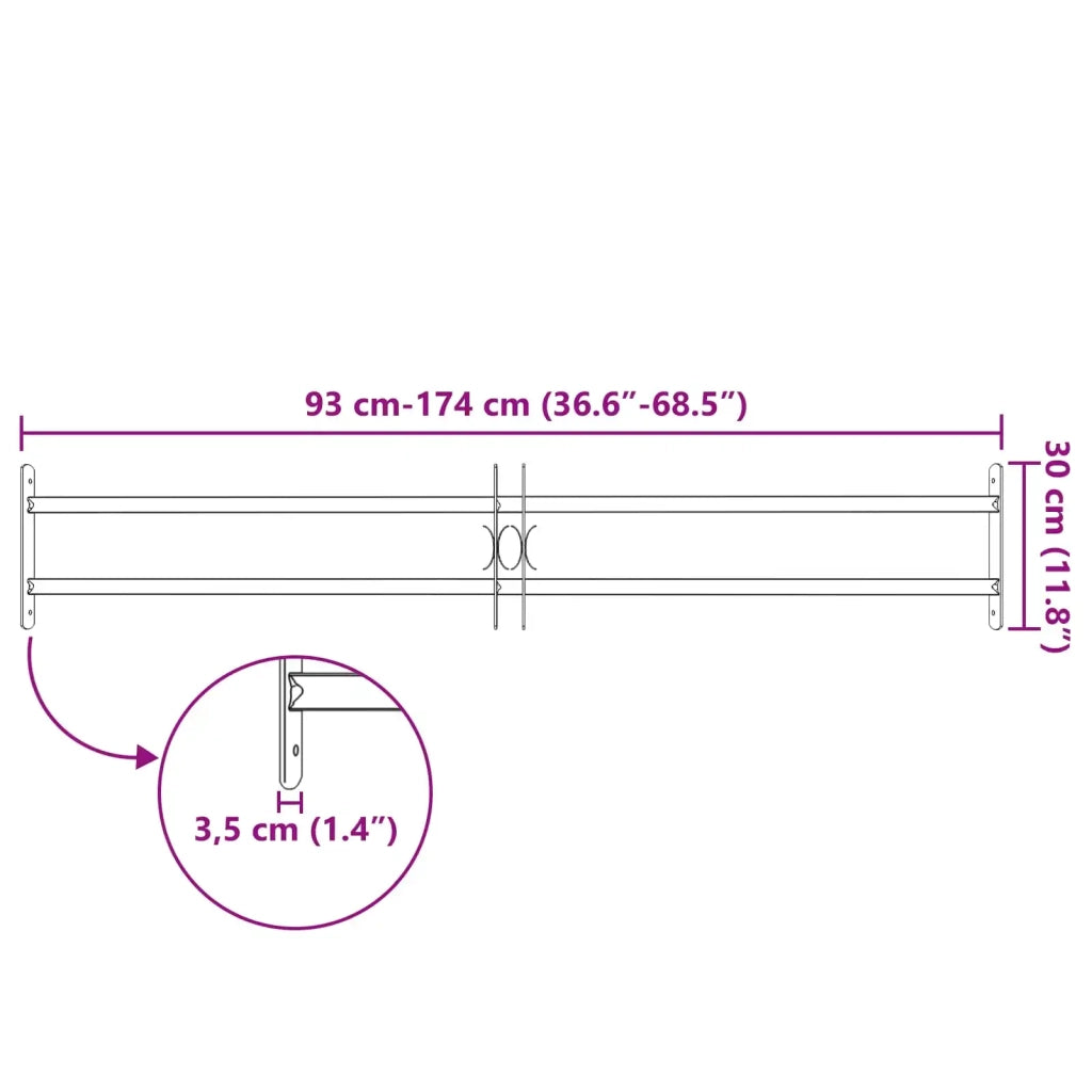 Griglia di Sicurezza per Finestre con 2 Traverse 3 pcs 42031275