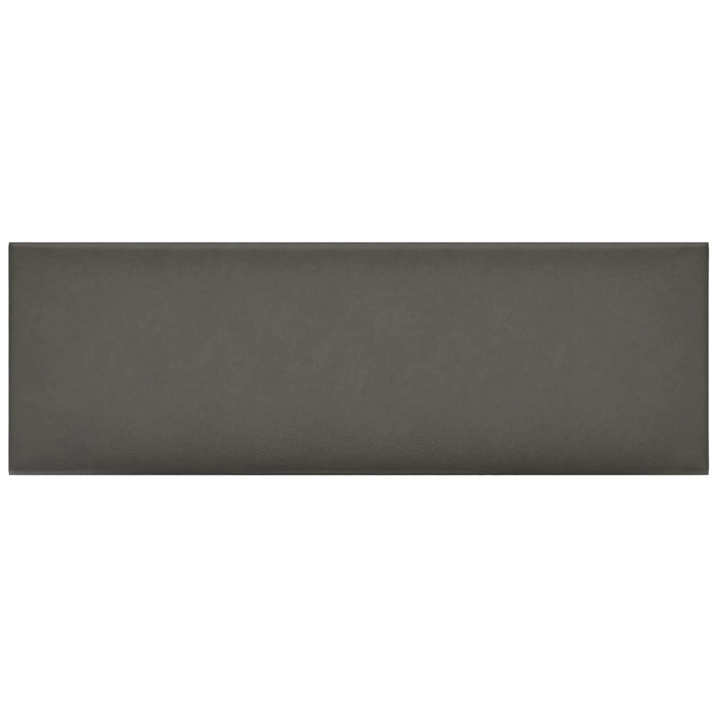 Testiera da Parete 12 pcs Grigio 90 x 30 cm Tessuto 4008371