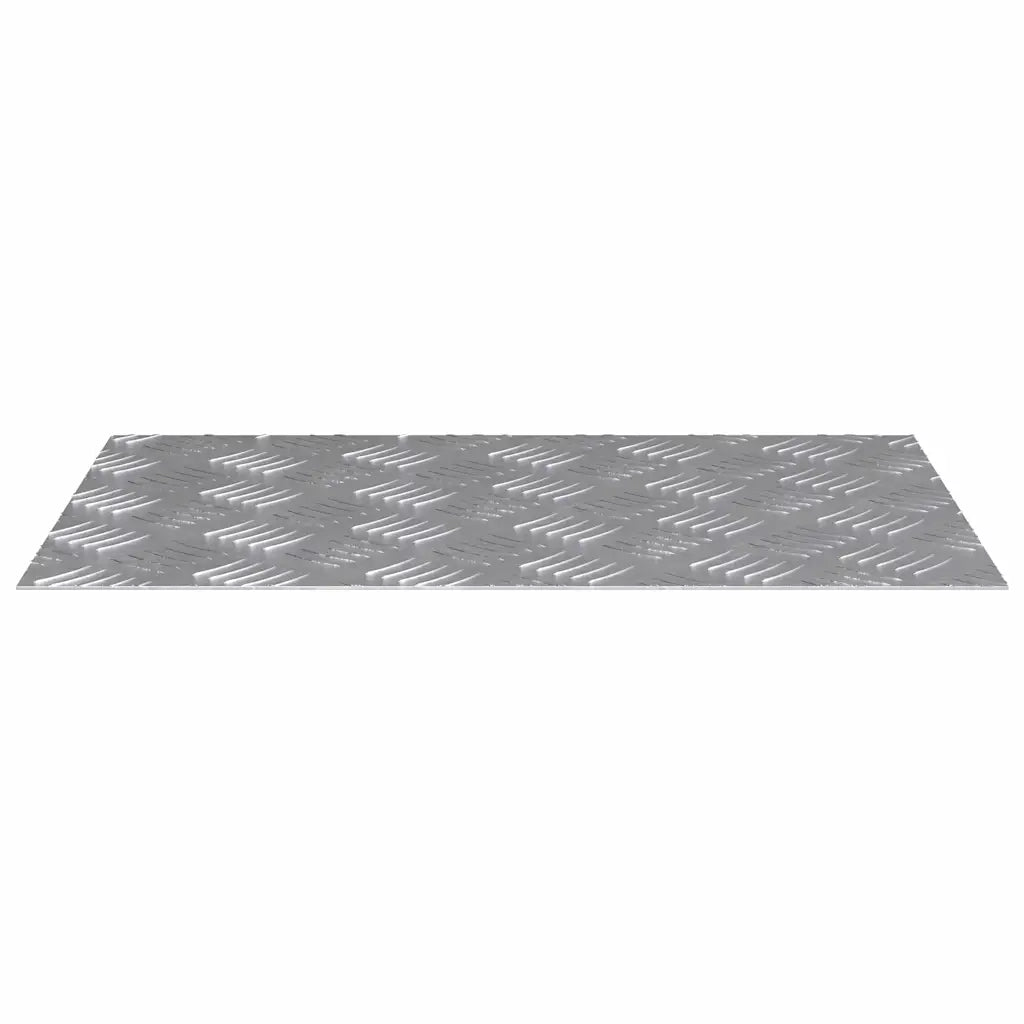 Gradini per Scale 2 pz | Tappetini per scale autoadesivi Argento 60 x 40 cm Alluminio