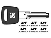 CHIAVI PER CILINDRI CISA 6+7 SPINE PROFILO PIATTO- - CS154AP - 5 pezzi SILCA