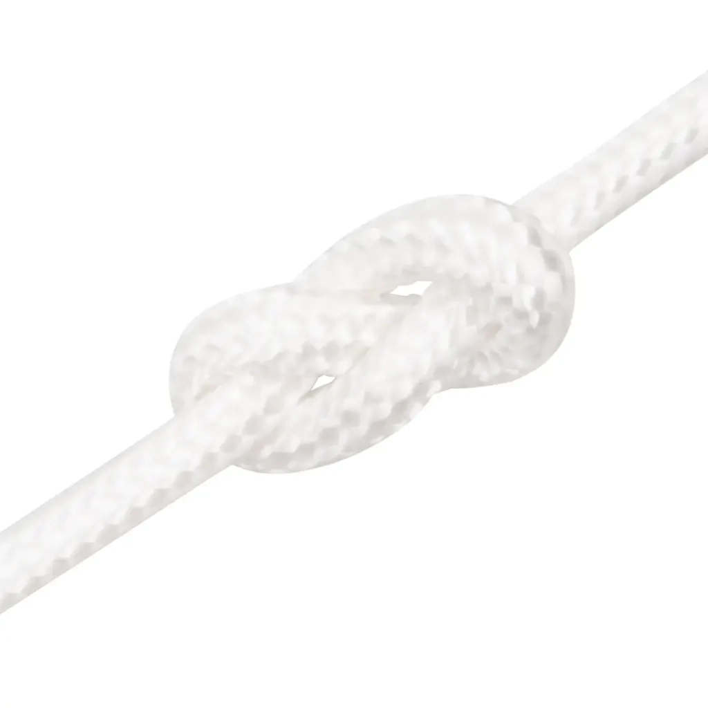 Corda | Fune per barca Completamente Bianca 6 mm 100 m in Polipropilene