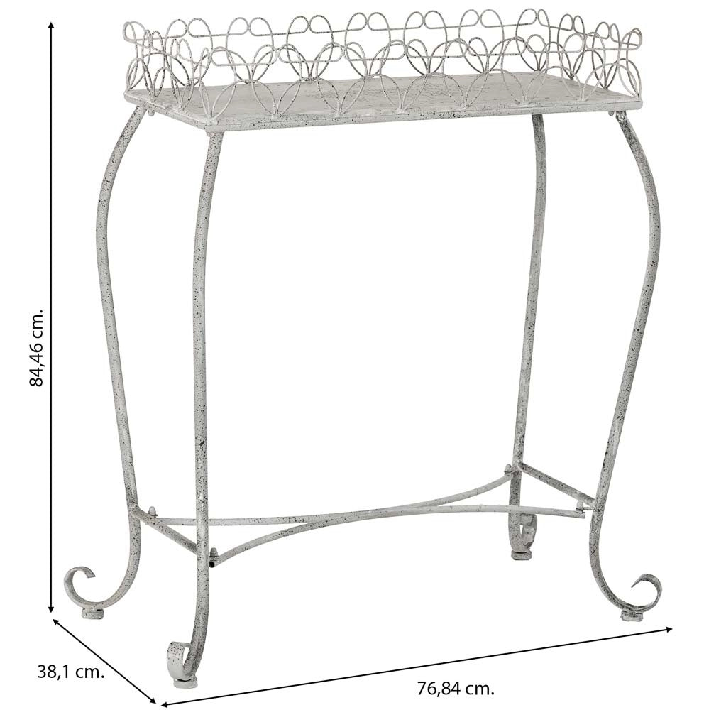 Mobili d'ingress in metallo 76,84x38,1x84,46h cm